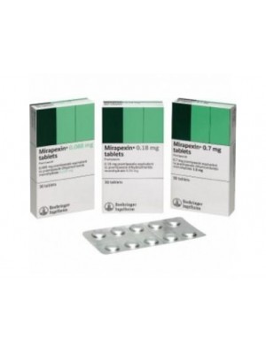 Mirapexin 0,7 mg. 30 tablets